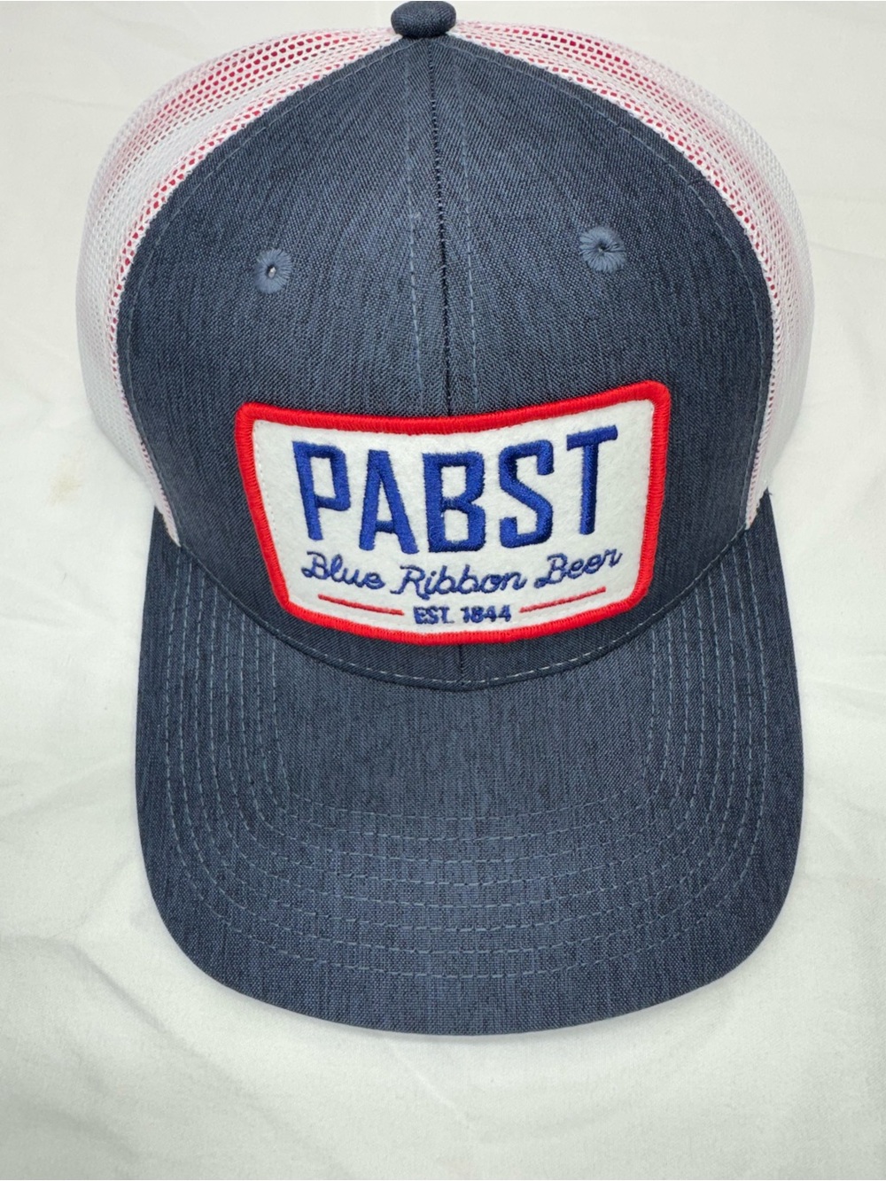 Navy and White Trucker Hat